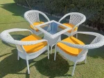 outdoor wicker coffee set