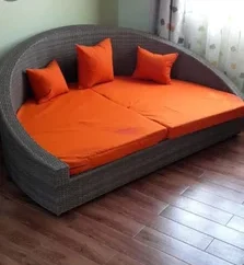 wicker outdoor daybed